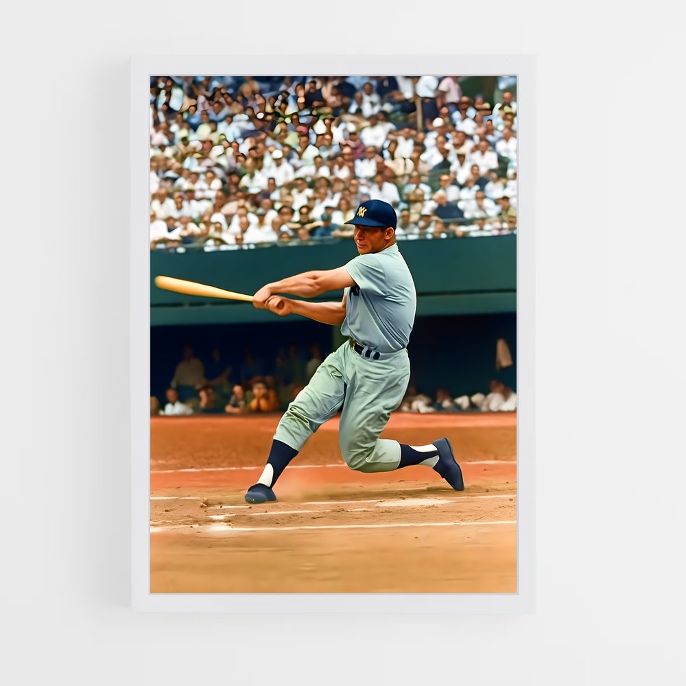 Poster Mickey de mantle – affiche Baseball (vue 3)